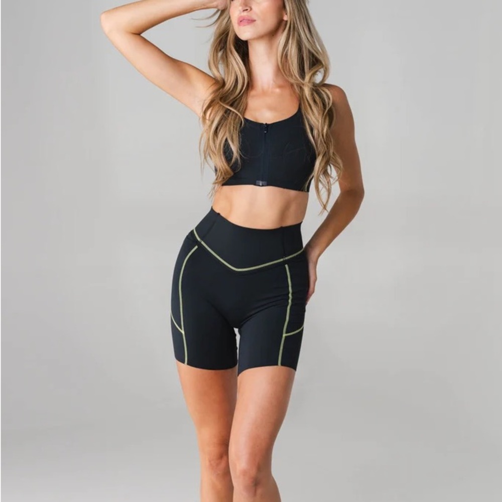 Vitality Activate Volley Short - Midnight Lime Contrast